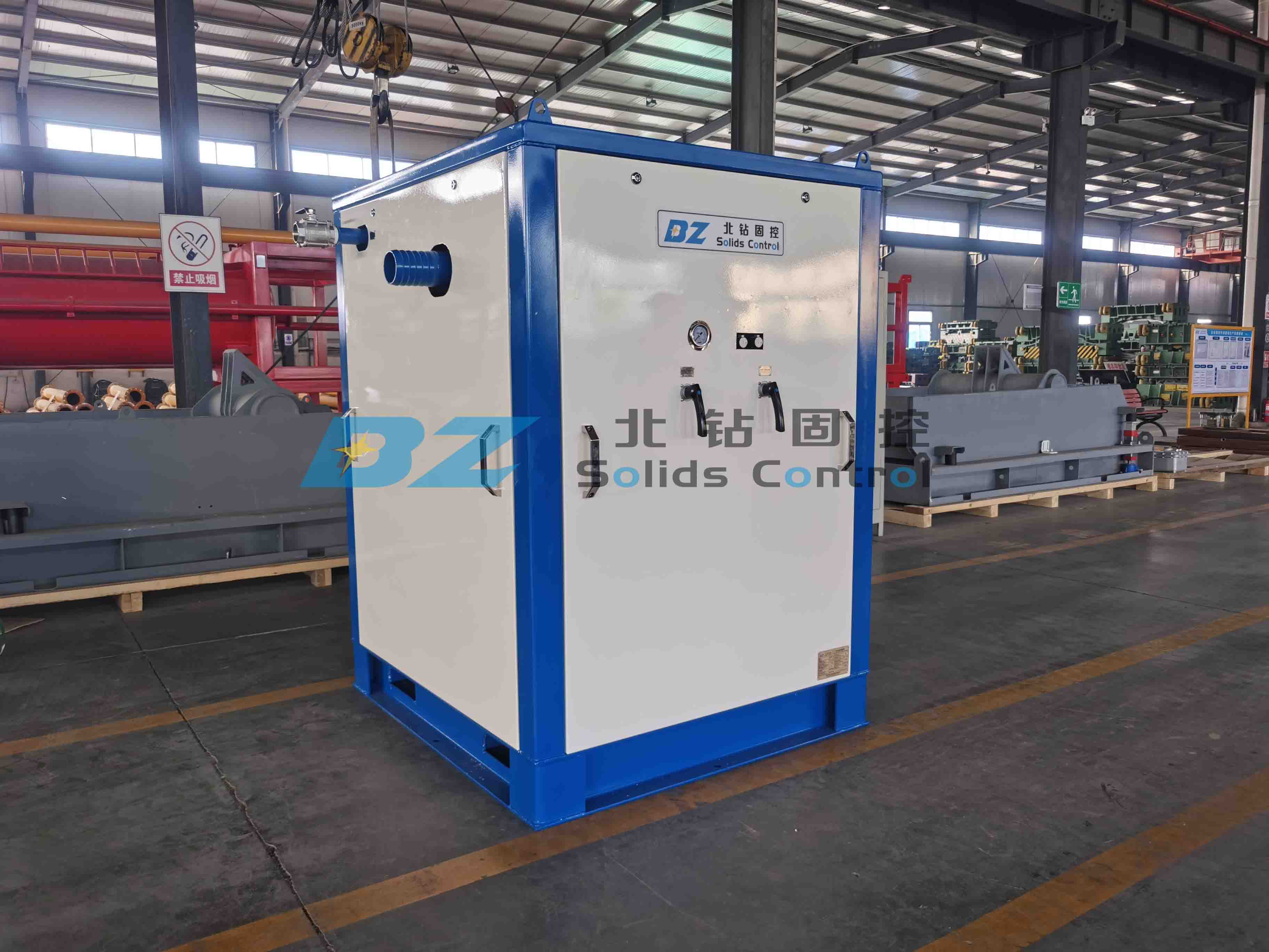 北钻固控负压固体输送机发往盾构施工现场