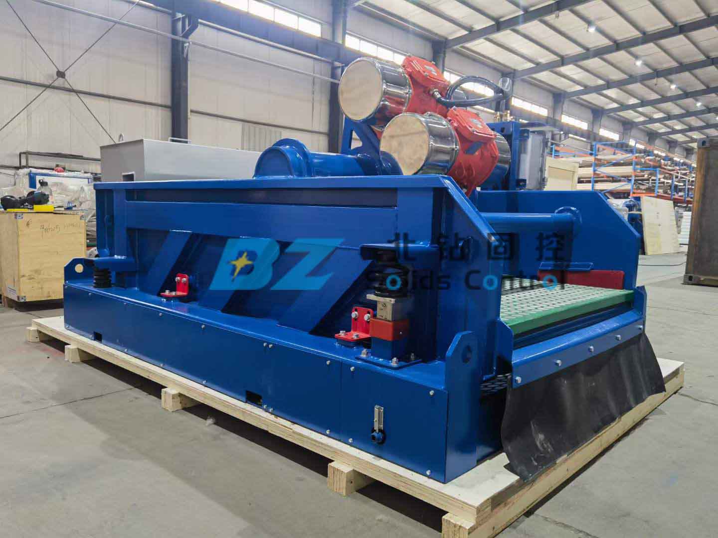 北钻固控钻井液振动筛销往日本